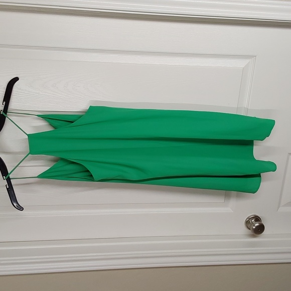 Green Racer Back Mini Dress - Picture 3 of 3